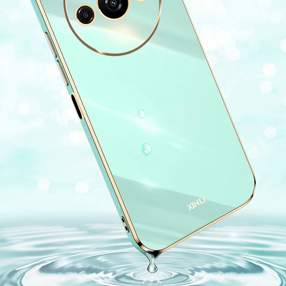 XINLI For Xiaomi Redmi A3 / Poco C61 4G TPU Case Precise Cut-outs Lens Protection Electroplating Phone Cover XINLI For Xiaomi Redmi A3 / Poco C61 4G TPU Case Precise Cut-outs Lens Protection Electroplating Phone Cover